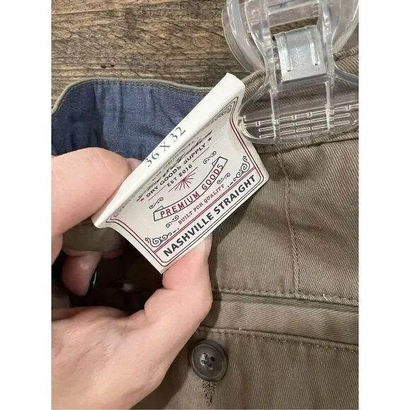 Flag & Anthem NWT chino pants straight sz 36 x 32 - Picture 5 of 6